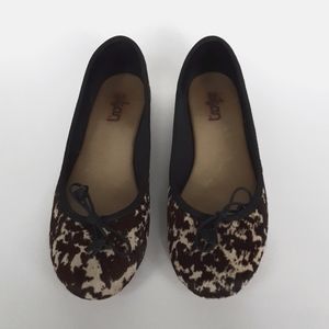 Zilian Cow Hair Ballet Flats Size 9